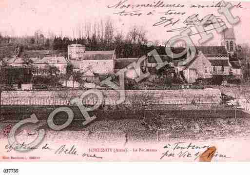 Ville de FONTENOY, carte postale ancienne