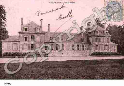 Ville de FONTENOY, carte postale ancienne Ville de FONTENOY, carte postale ancienne