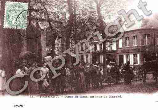 Ville de FREVENT, carte postale ancienne