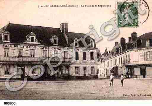 Ville de GRANDLUCE, carte postale ancienne