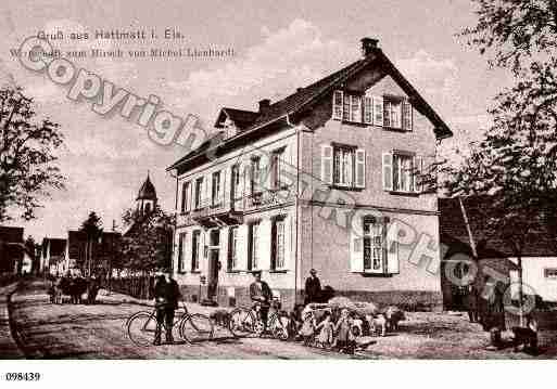 Ville de HATTMATT, carte postale ancienne