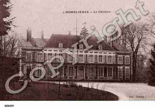 Ville de HOMBLIERES, carte postale ancienne