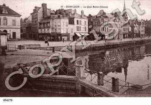 Ville de HONFLEUR, carte postale ancienne