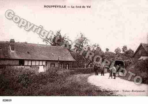 Ville de HOUPPEVILLE, carte postale ancienne