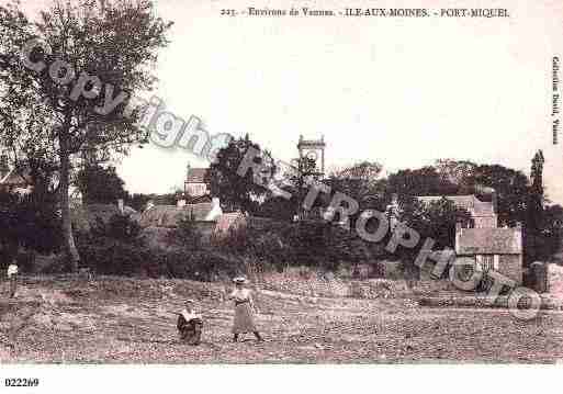Ville de ILEAUXMOINES, carte postale ancienne