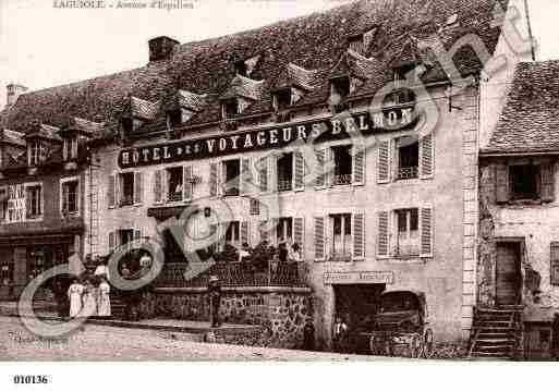 Ville de LAGUIOLE, carte postale ancienne