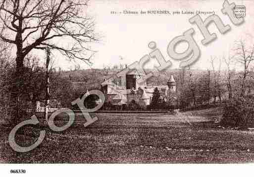 Ville de LAISSAC, carte postale ancienne