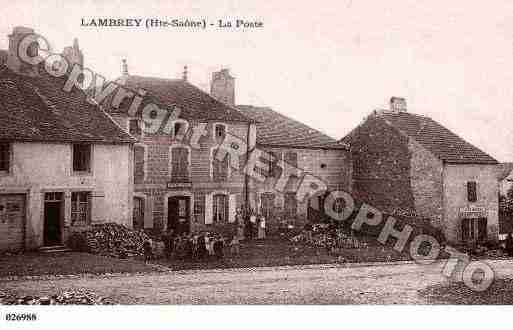 Ville de LAMBREY, carte postale ancienne