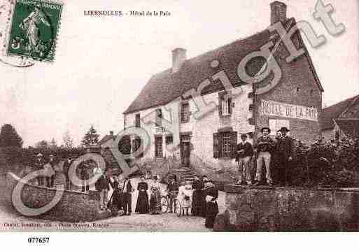 Ville de LAVOINE, carte postale ancienne