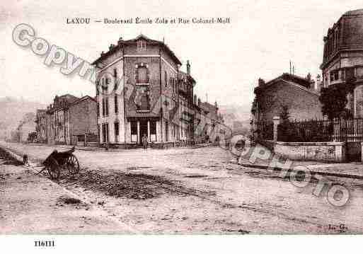 Ville de LAXOU, carte postale ancienne