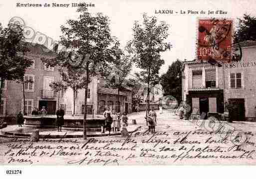 Ville de LAXOU, carte postale ancienne