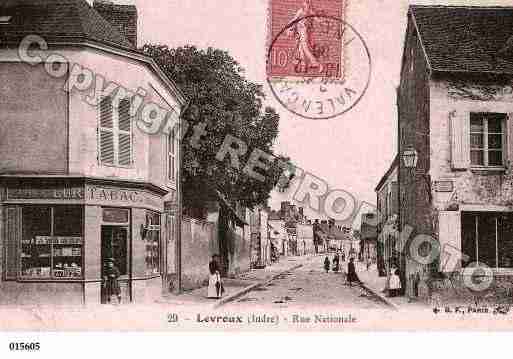 Ville de LEVROUX, carte postale ancienne