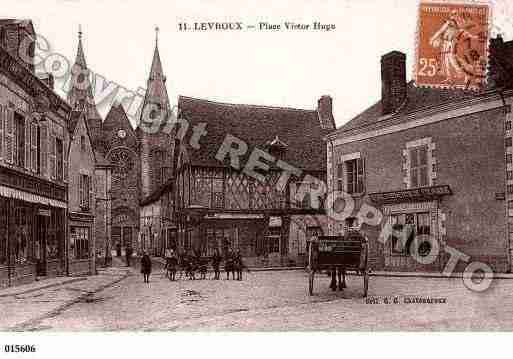 Ville de LEVROUX, carte postale ancienne