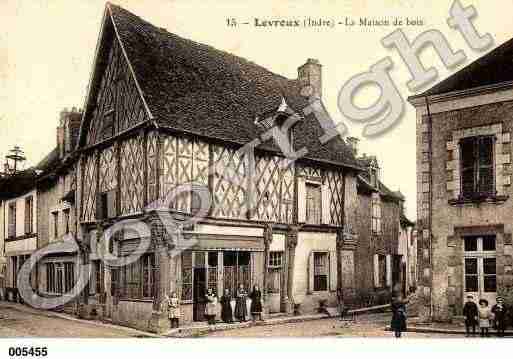 Ville de LEVROUX, carte postale ancienne