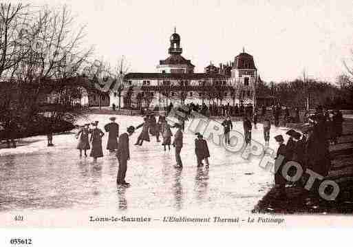 Ville de LONSLESAUNIER, carte postale ancienne