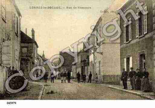 Ville de LORREZLEBOCAGEPREAUX, carte postale ancienne