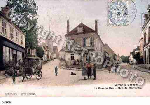 Ville de LORREZLEBOCAGEPREAUX, carte postale ancienne