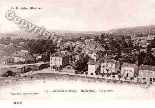 Ville de MALZEVILLE, carte postale ancienne