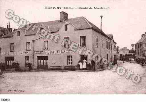 Ville de MARIGNY, carte postale ancienne