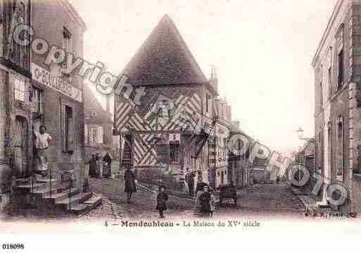 Ville de MONDOUBLEAU, carte postale ancienne