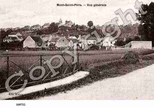 Ville de MONTSAINTPERE, carte postale ancienne