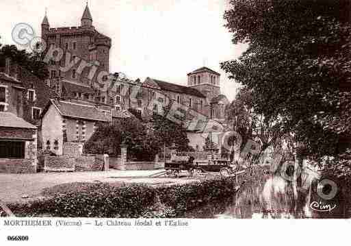 Ville de MORTHEMER, carte postale ancienne