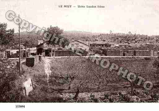 Ville de MUY(LE), carte postale ancienne