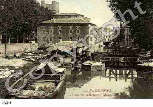 Ville de NARBONNE, carte postale ancienne