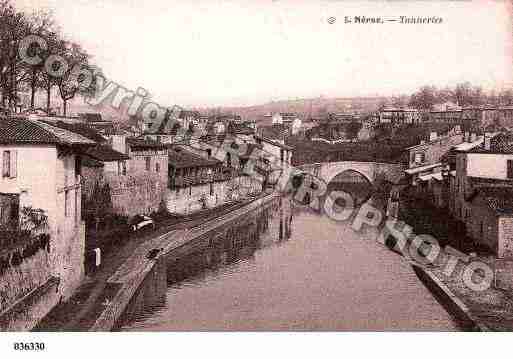 Ville de NERAC, carte postale ancienne