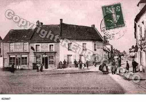 Ville de NEUVILLESOUSMONTREUIL, carte postale ancienne