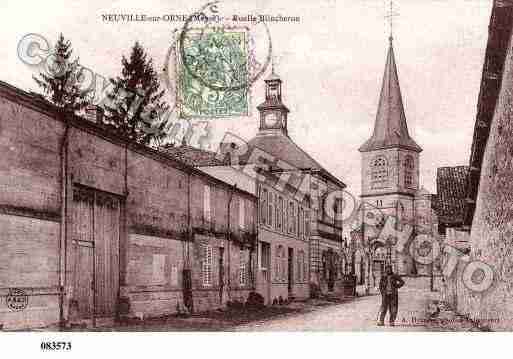 Ville de NEUVILLESURORNAIN, carte postale ancienne