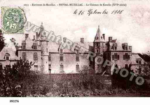 Ville de NOYALMUZILLAC, carte postale ancienne