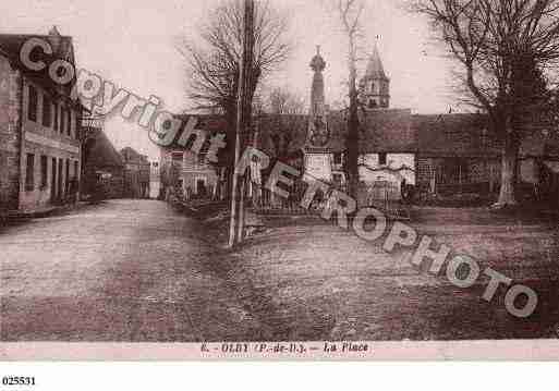 Ville de OLBY, carte postale ancienne