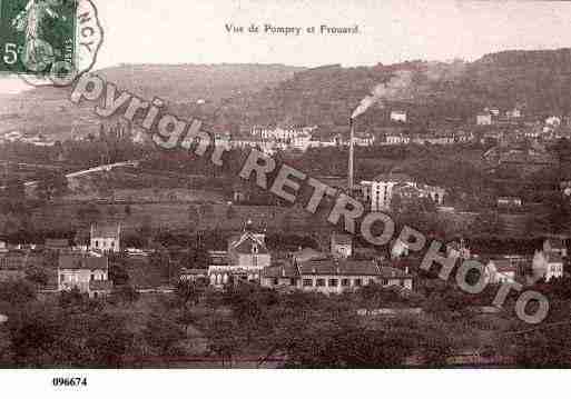 Ville de POMPEY, carte postale ancienne