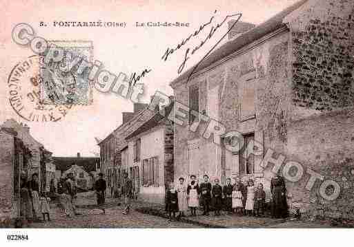 Ville de PONTARME, carte postale ancienne