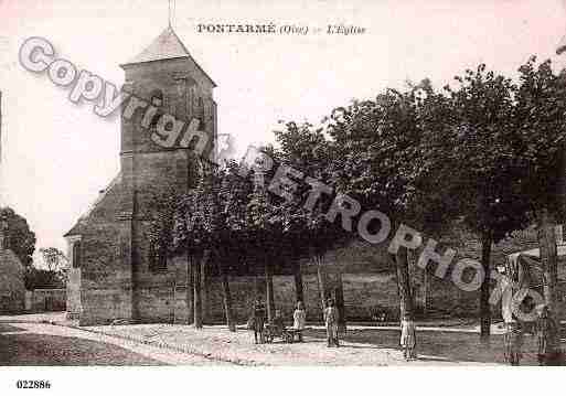 Ville de PONTARME, carte postale ancienne