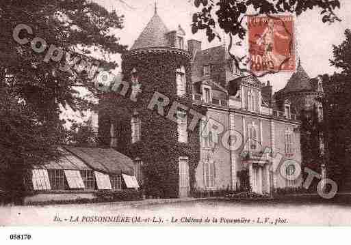 Ville de POSSONNIERE(LA), carte postale ancienne