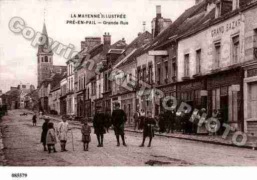 Ville de PREENPAIL, carte postale ancienne