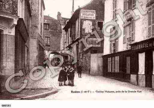 Ville de REDON, carte postale ancienne Ville de REDON, carte postale ancienne