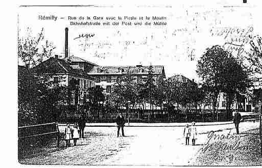 Ville de REMILLY, carte postale ancienne