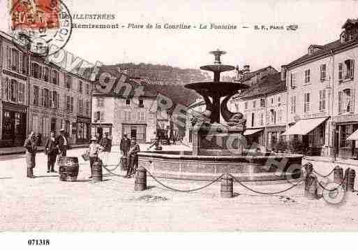 Ville de REMIREMONT, carte postale ancienne