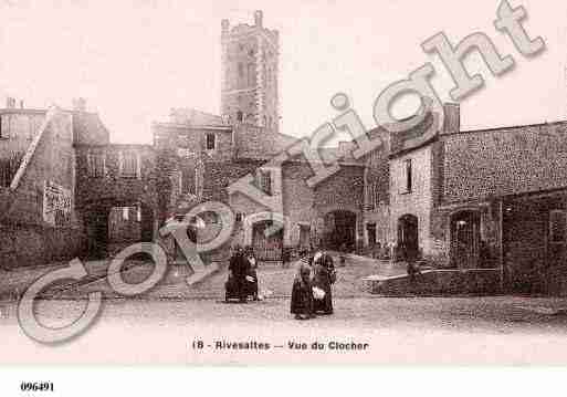 Ville de RIVESALTES, carte postale ancienne