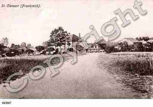 Ville de SAINTCLEMENT, carte postale ancienne