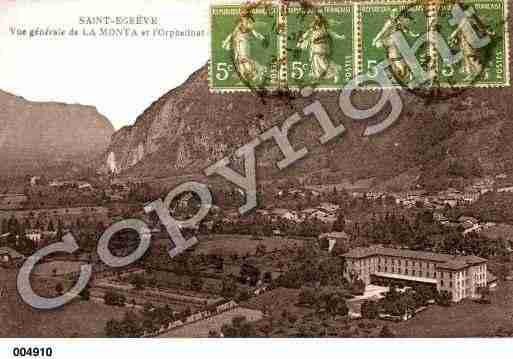 Ville de SAINTEGREVE, carte postale ancienne