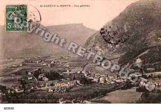 Ville de SAINTEGREVE, carte postale ancienne