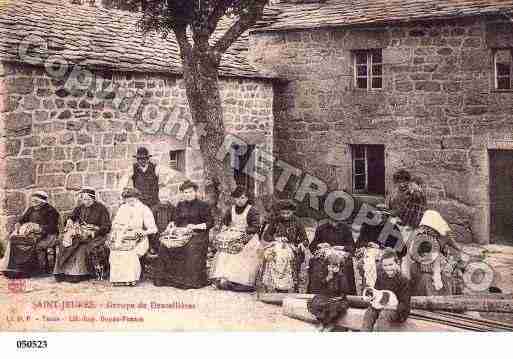 Ville de SAINTJEURES, carte postale ancienne