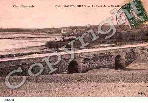 Ville de SAINTJOUANDESGUERETS, carte postale ancienne