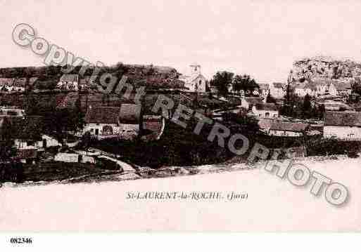 Ville de SAINTLAURENTLEROCHE, carte postale ancienne