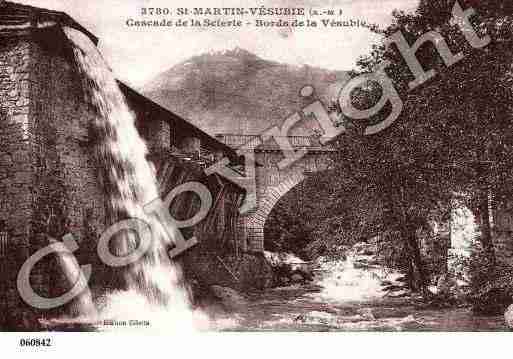 Ville de SAINTMARTINVESUBIE, carte postale ancienne