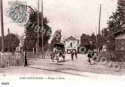 Ville de SAINTMAURDESFOSSES, carte postale ancienne